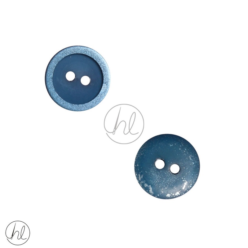 PLAIN BUTTONS MOROCCAN BLUE 16MM D3003-24