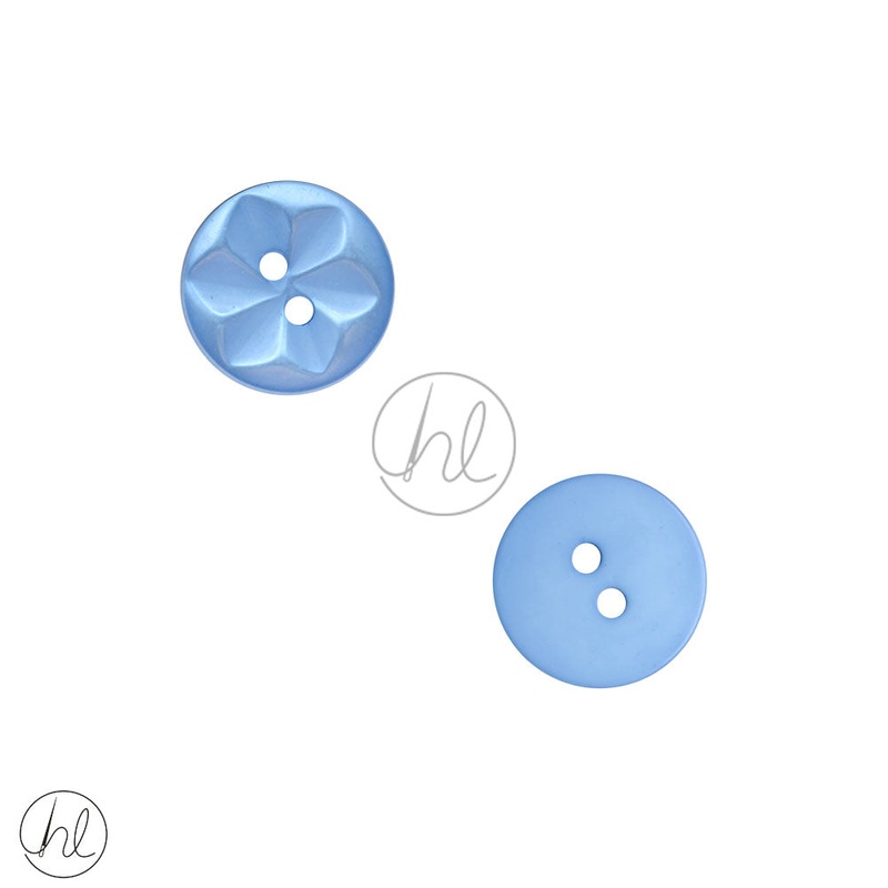 STAR BUTTONS SML 15MM BLUE