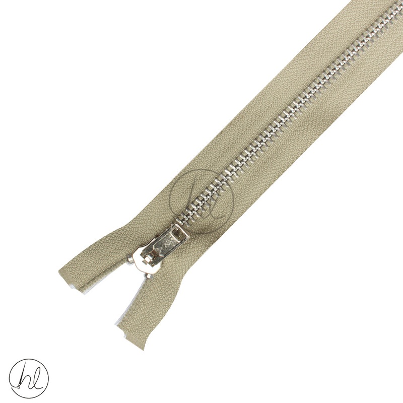 STEEL ZIP YKK KHAKI 55CM
