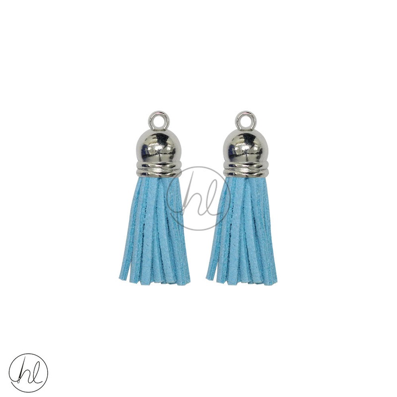 TASSELS 2 PER PACK CHIFFON BLUE