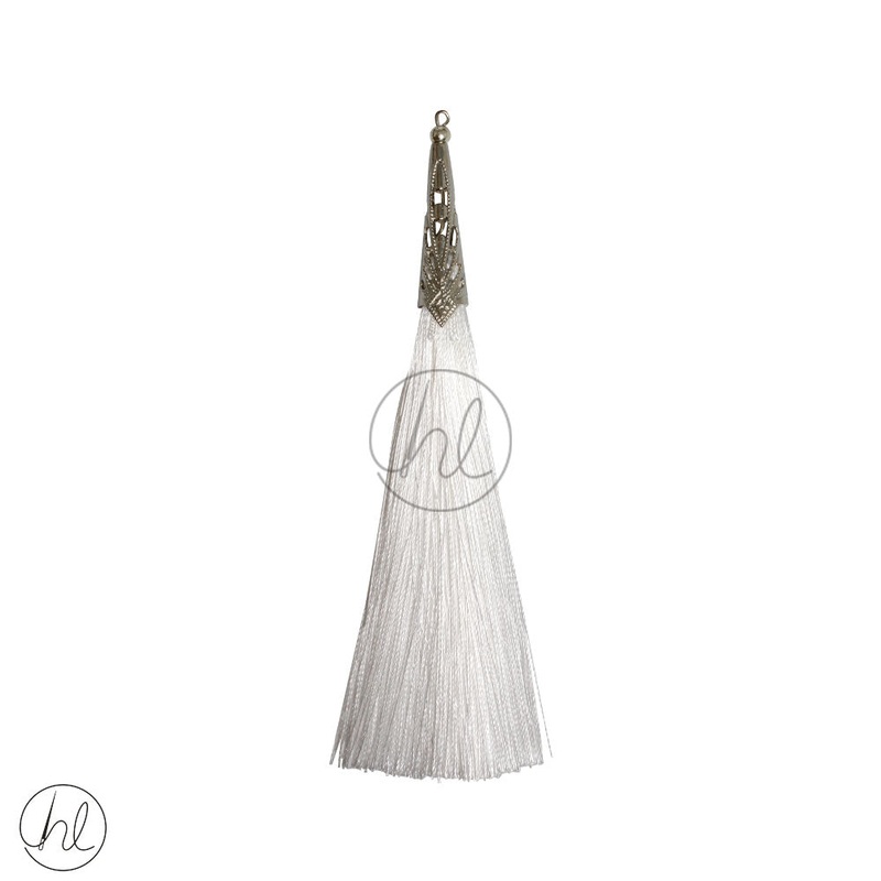 TASSELS WHITE 130MM