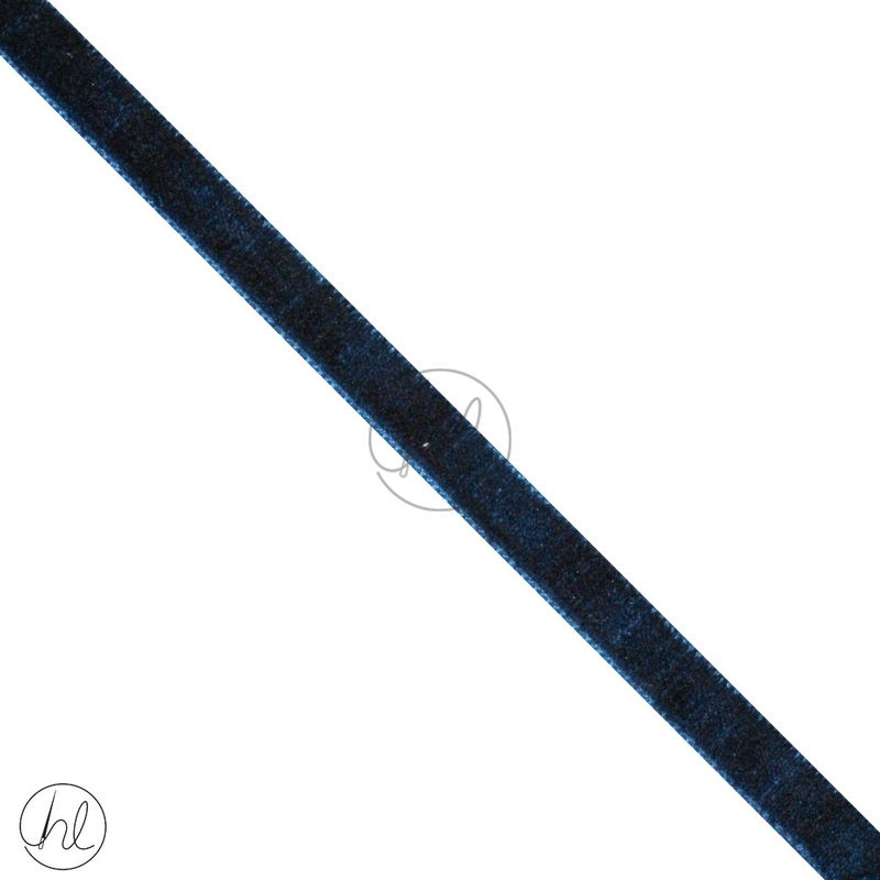 VELEVT RIBBON 6MM NAVY