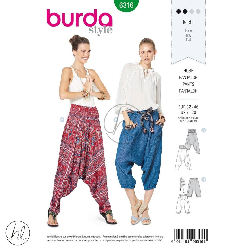 BURDA PATTERN 6316