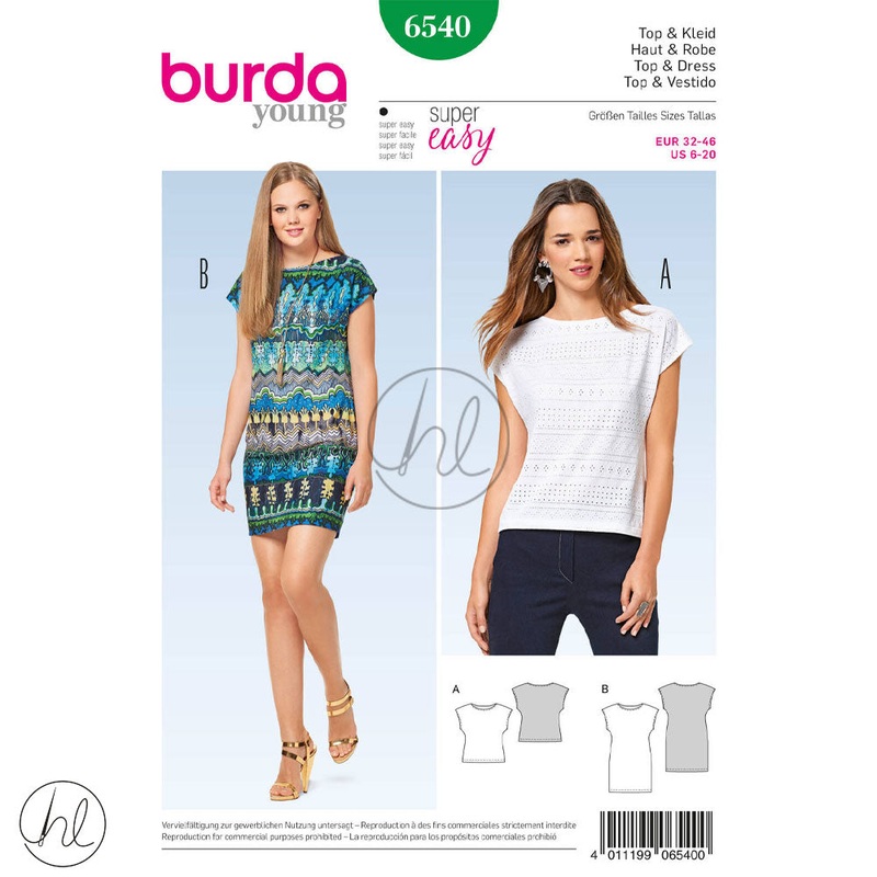 BURDA PATTERN 6540