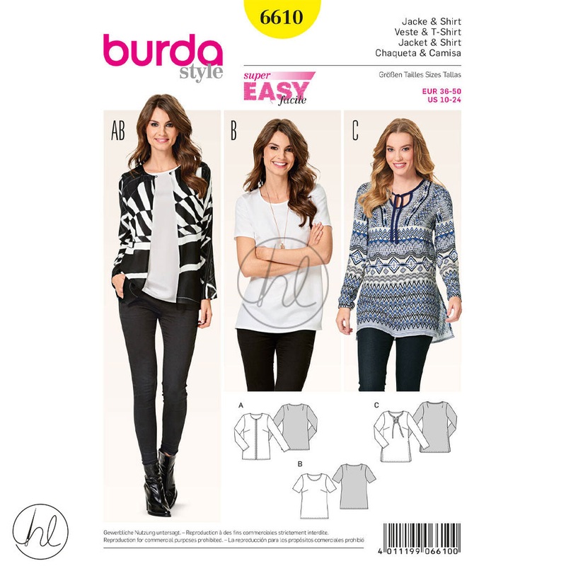 BURDA PATTERN 6610