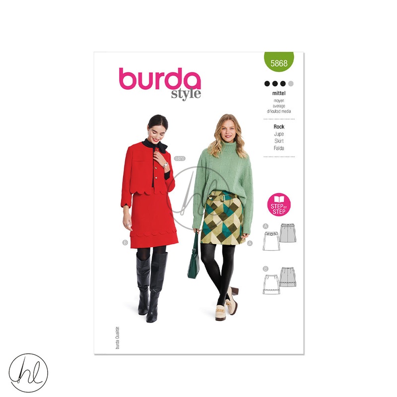 BURDA PATTERN B5868 GREEN