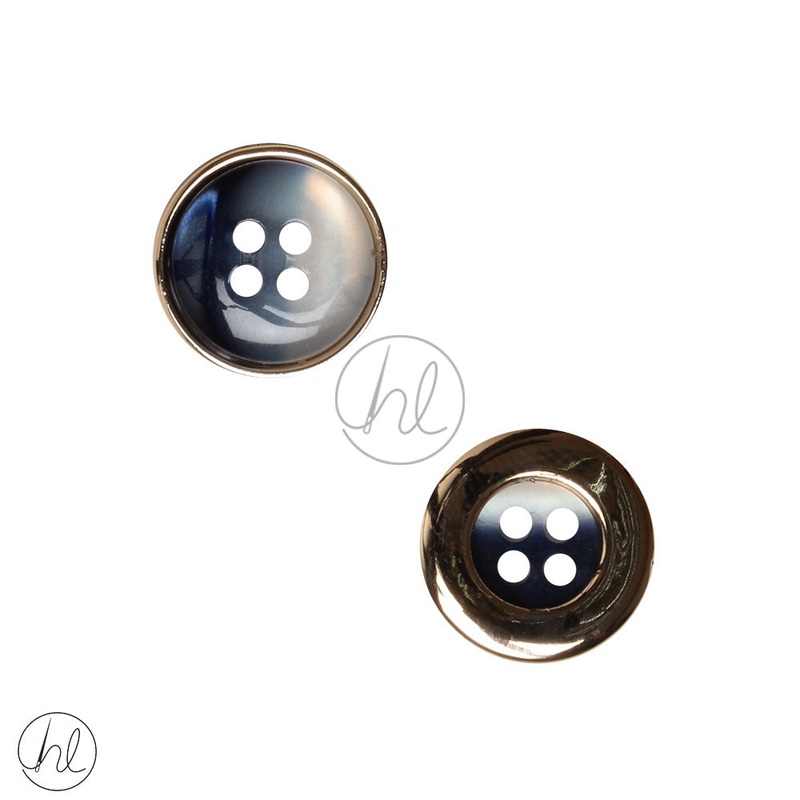 BUTTONS GOLD/NAVY S13-23 15MM