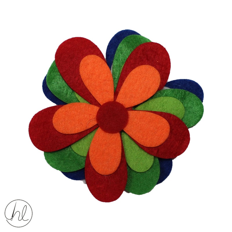 FELT FLOWERS (3 P/PACK) CB3340