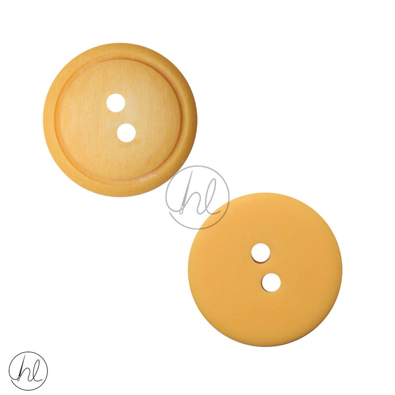 PLAIN BUTTONS 21MM YELLOW D1790-32