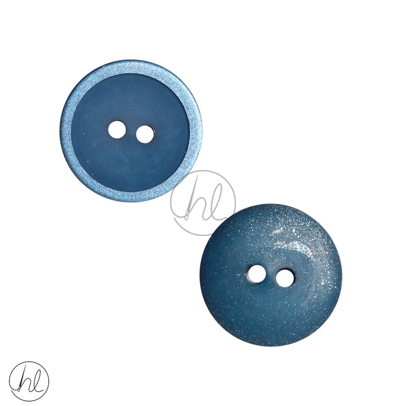 PLAIN BUTTONS MOROCCAN BLUE 20MM D3003-32