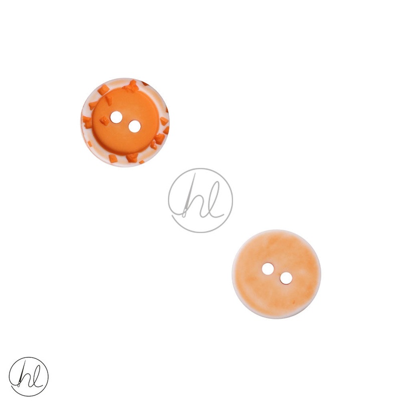 PLAIN BUTTONS ORANGE 16MM D4700-24