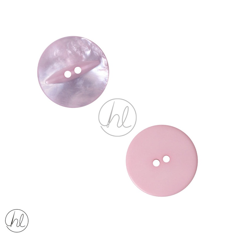 PLAIN BUTTONS PINK 18MM D0229-24