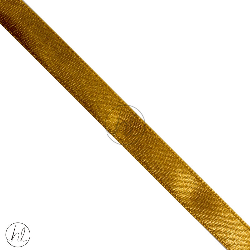 PLAIN SATIN RIBBON 30M 10MM OLD GOLD