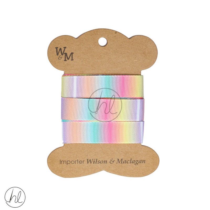 RIBBON STRIPES BRIGHT CB3393 2M PER PACK