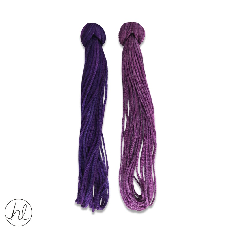 100% COTTON STRANDED THREAD 2X5M (19-ASTER) (PER SET)
