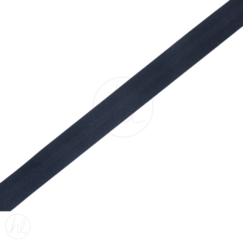 BIAS BINDING COTTON 25MM  NAVY FREE 1
