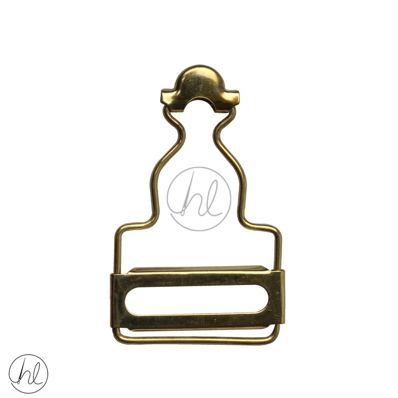 BUCKLES DUNGAREE CLIPS GOLD 2 P-PACK 53MMX33MM HH