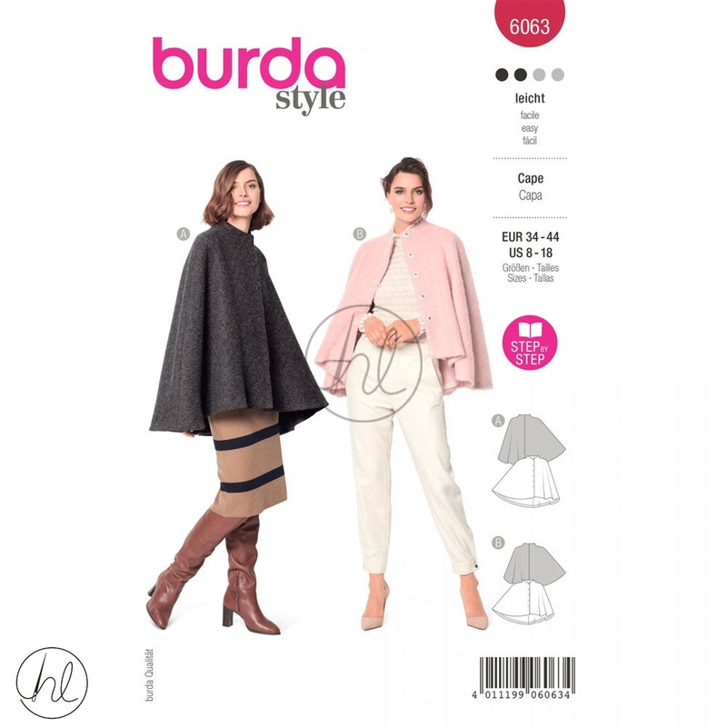 BURDA PATTERN 6063 RED