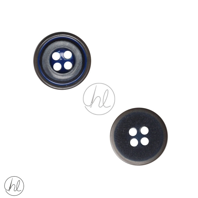 FANCY BUTTONS SML NAVY/GREY 1832 16MM