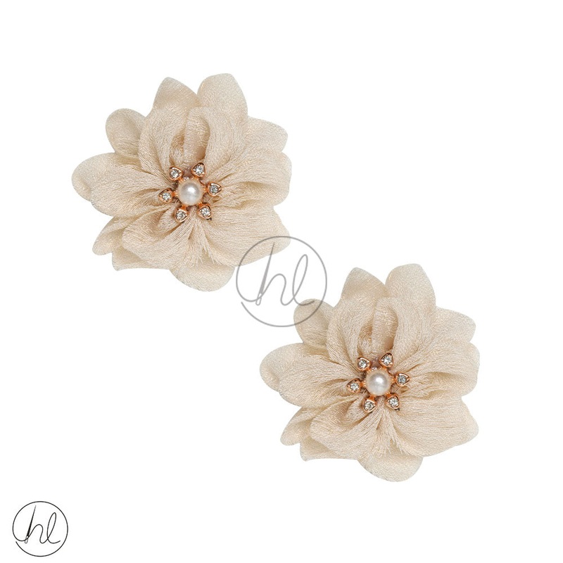 FANCY FLOWER CREAM 60MM 3DF27 2 PER PACK