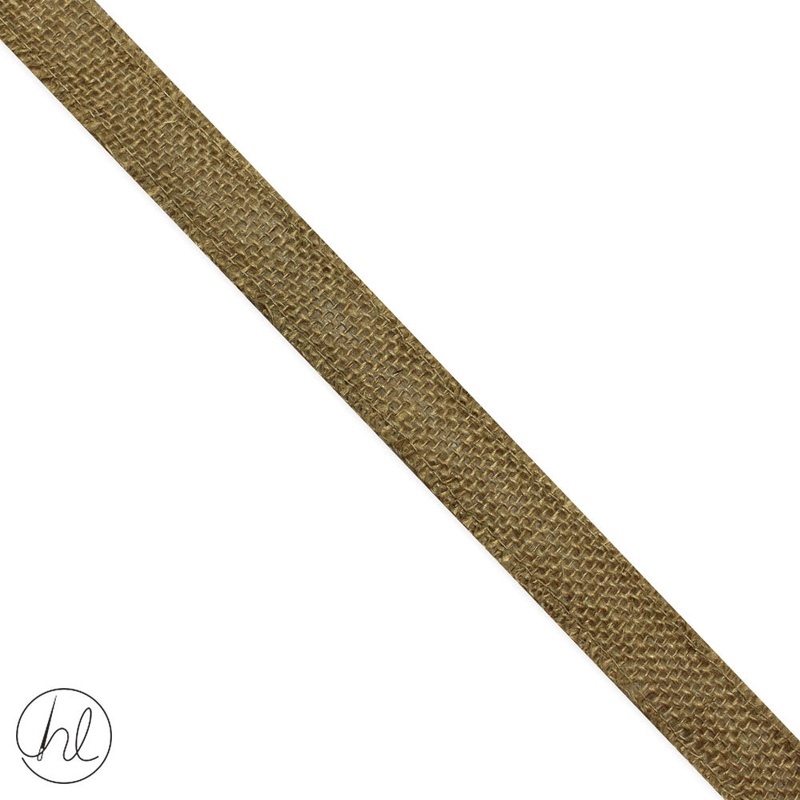 HESSIAN BRAIDS 25MM P/METRE