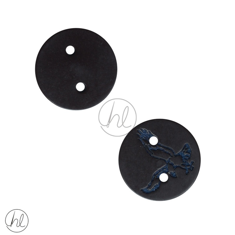 PLAIN BUTTONS BROWN/BLUE B5880 20MM