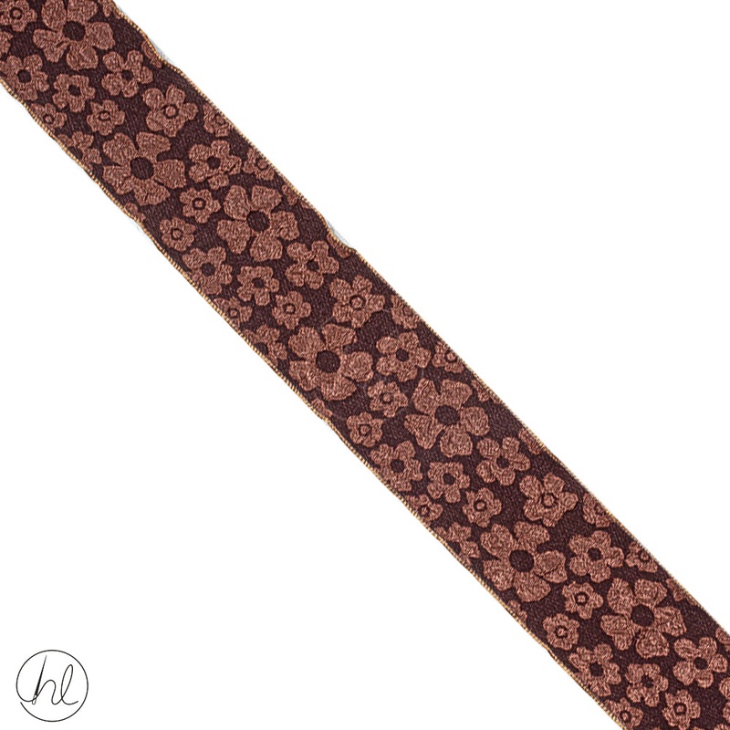 Ribbon Satin Fancy  40mm  D/Brown