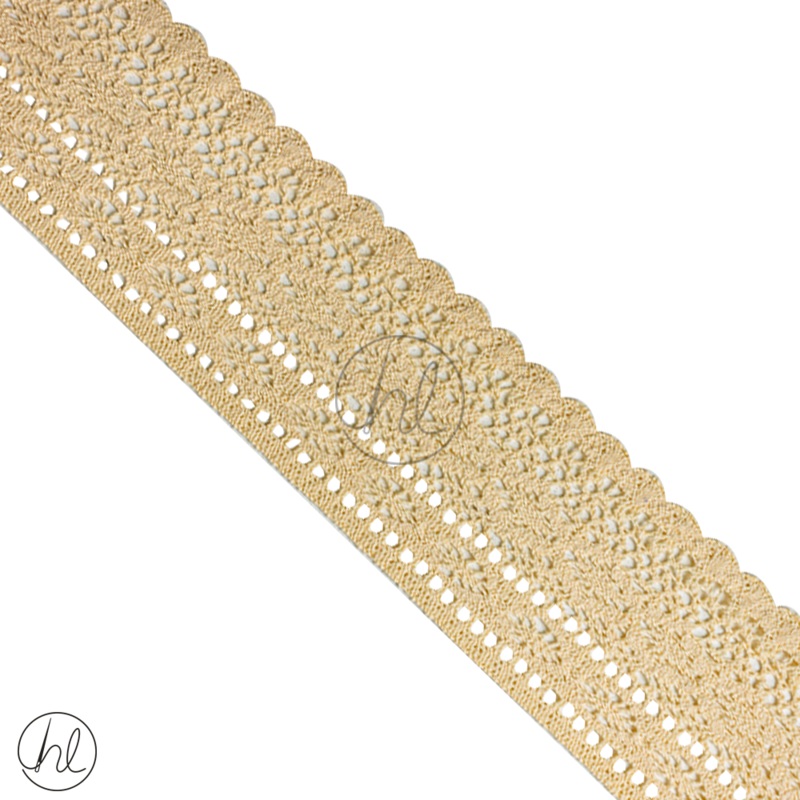 TORCHON LACE 14CM P/METER CREAM