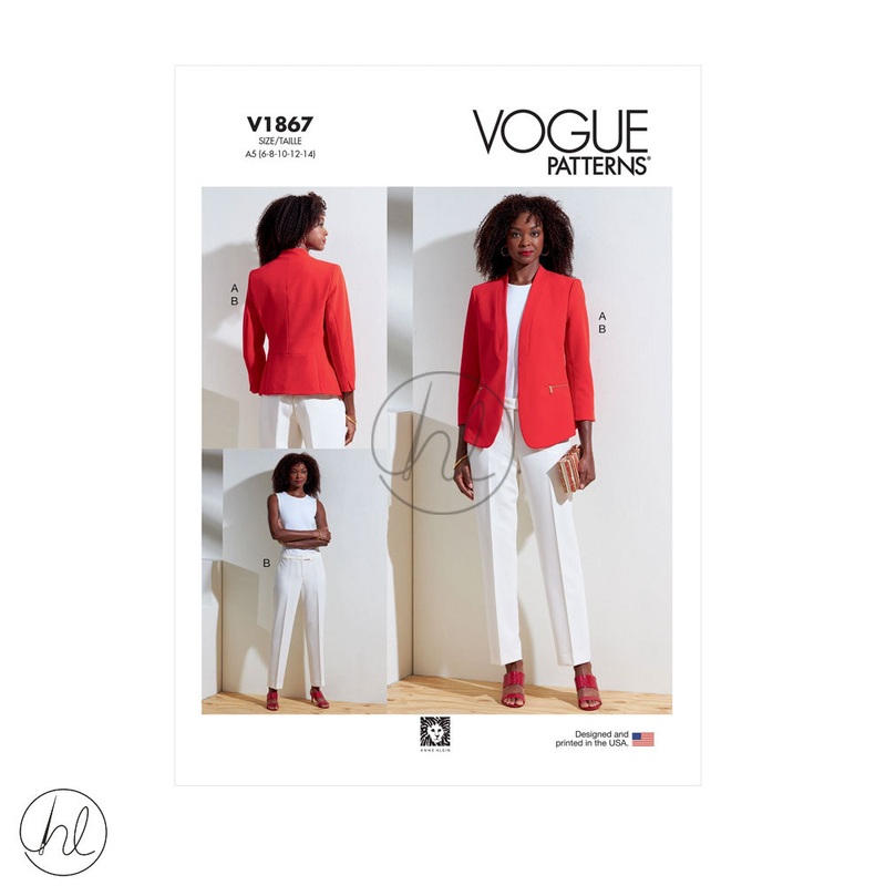 VOGUE PATTERN V1867