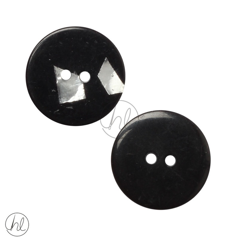 FANCY BUTTONS 20MM BLACK D3720