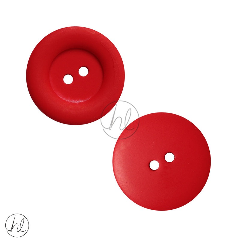 PLAIN BUTTONS 35MM RED D5039
