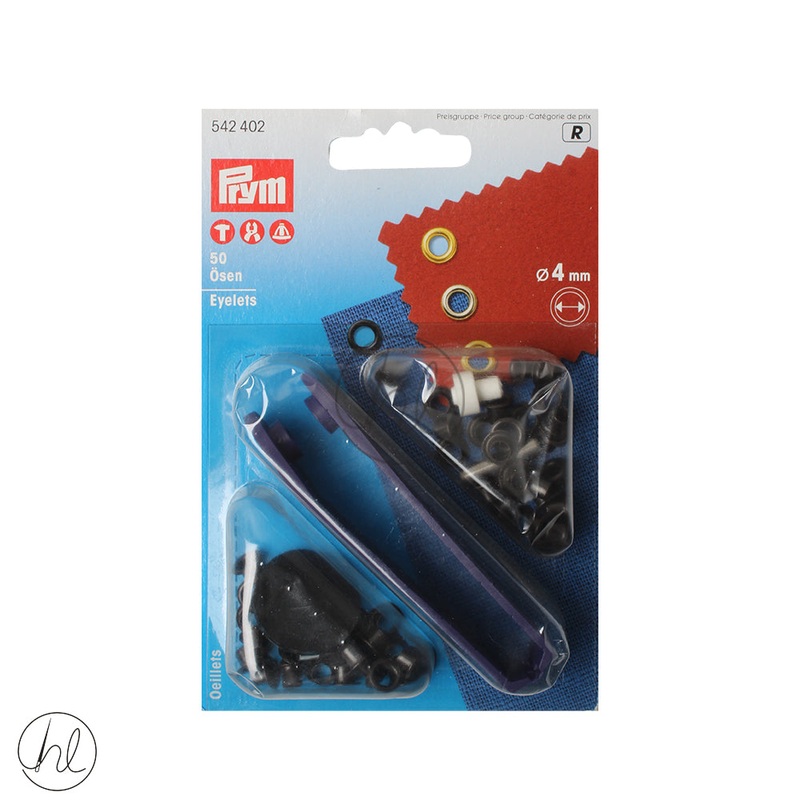 PRYM EYELET 542-402 BLACK 4MM