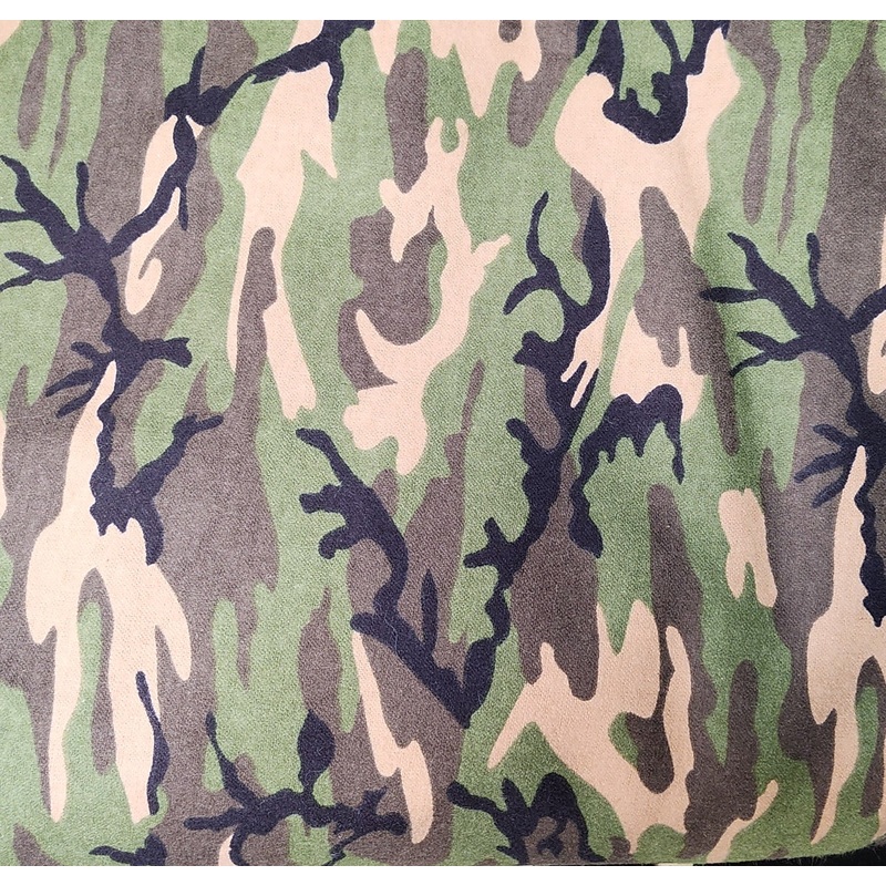 $30 Flannel 5 Yard Flat Fold - Camo - 56 inches wide