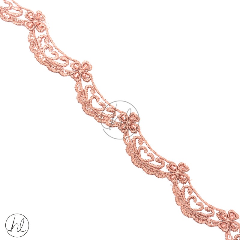Braid Fancy 2CM  Dusty Pink