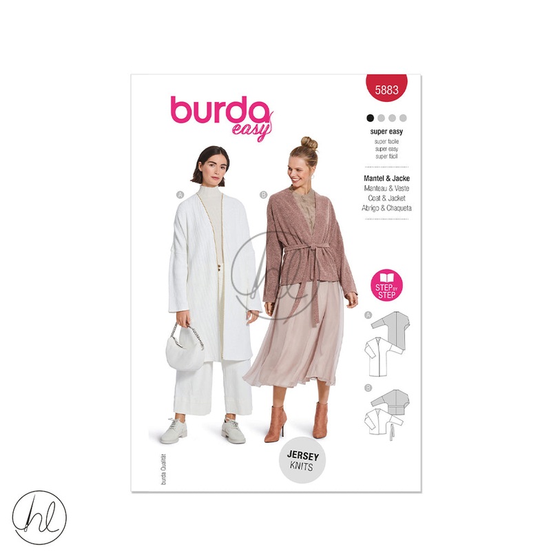 BURDA PATTERN B5883 RED