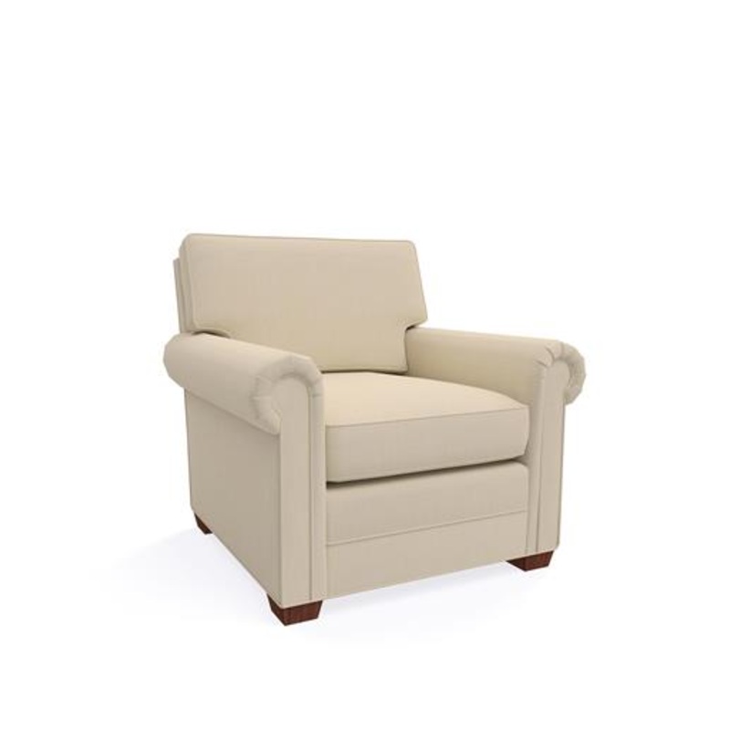 Classic Home Recessed Panel Arm Chair
