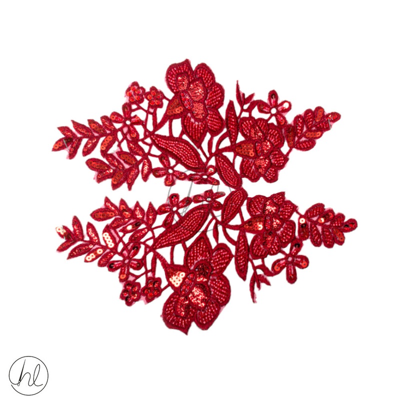 Motifs Fancy  14CMX30CM  Maroon