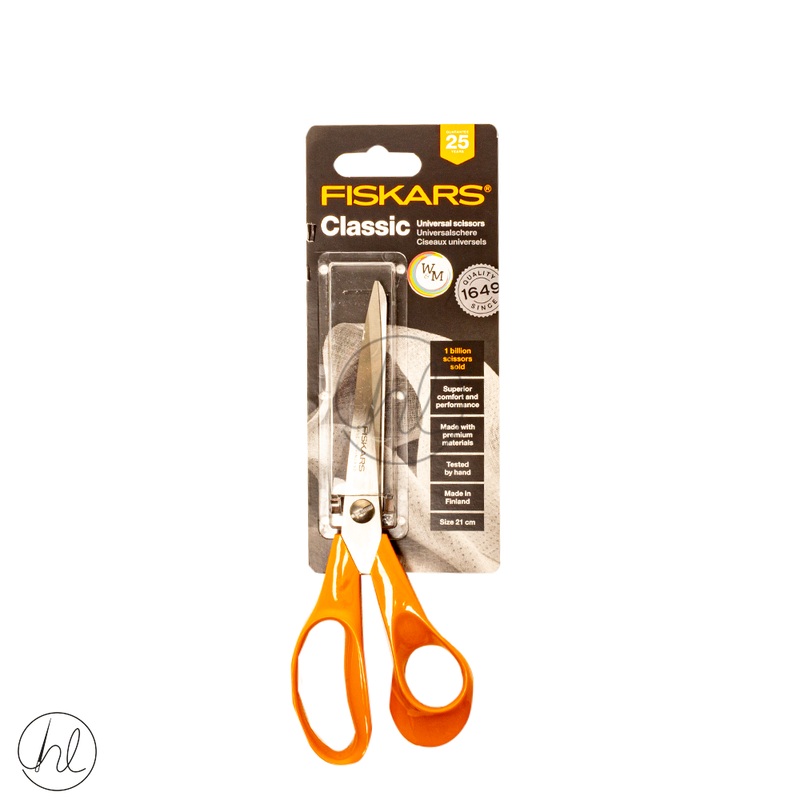 SCISSOR FISKARS UNIVERSAL21CMORANGE