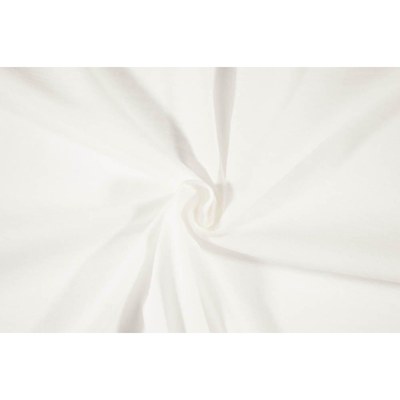 100% Cotton Jersey White T-Shirt Knit Made in the USA Solid 7.5 oz- sold by the yard
