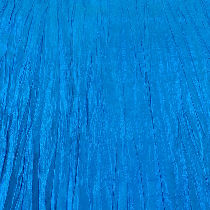 Accordion Taffeta Wholesale Fabric in Turquoise 112