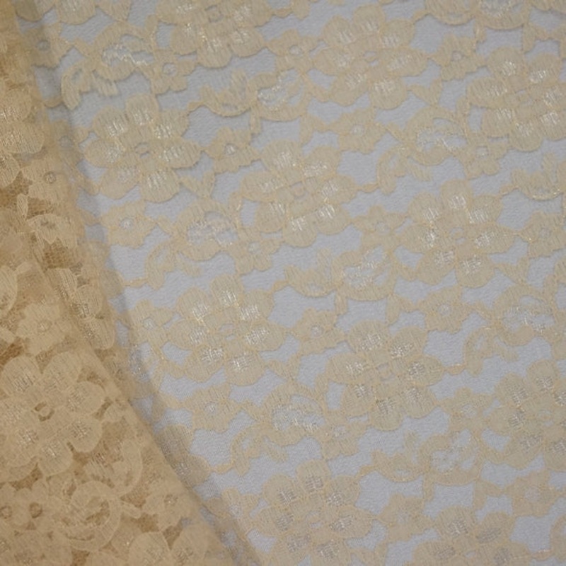 Classic Lace Wholesale Fabric in Champagne 1341