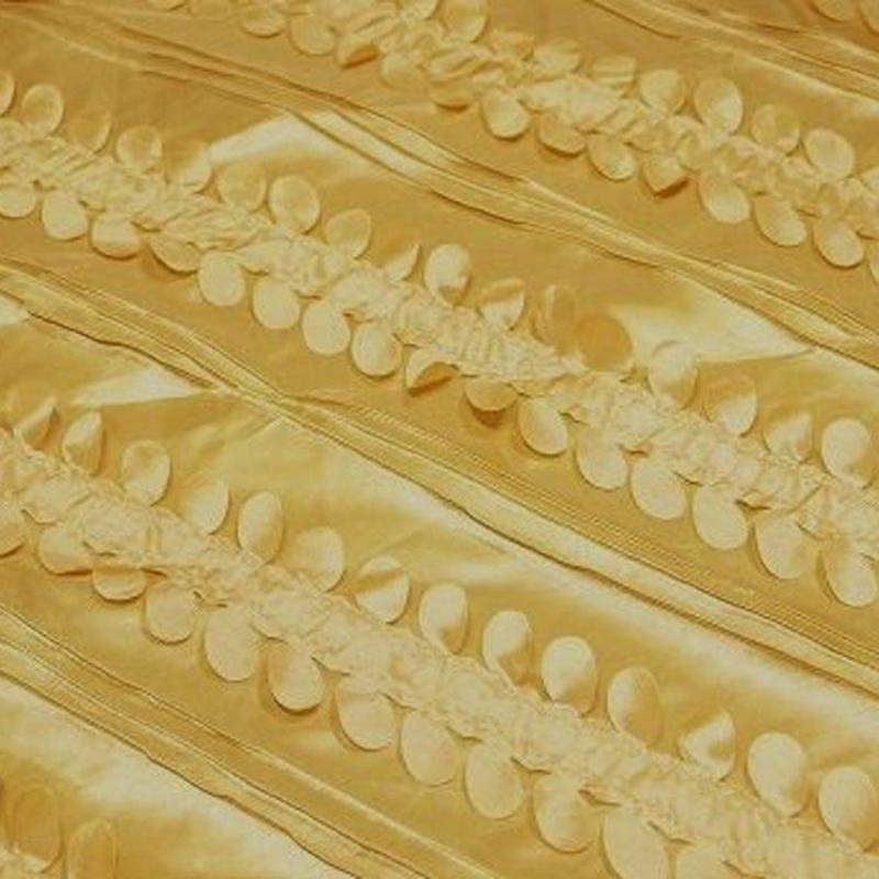 Diagonal Taffeta Wholesale Fabric in Gold