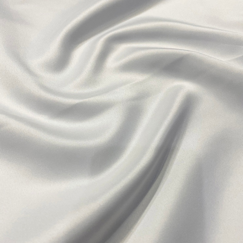 Lamour (Dull) Satin Wholesale Fabric in White