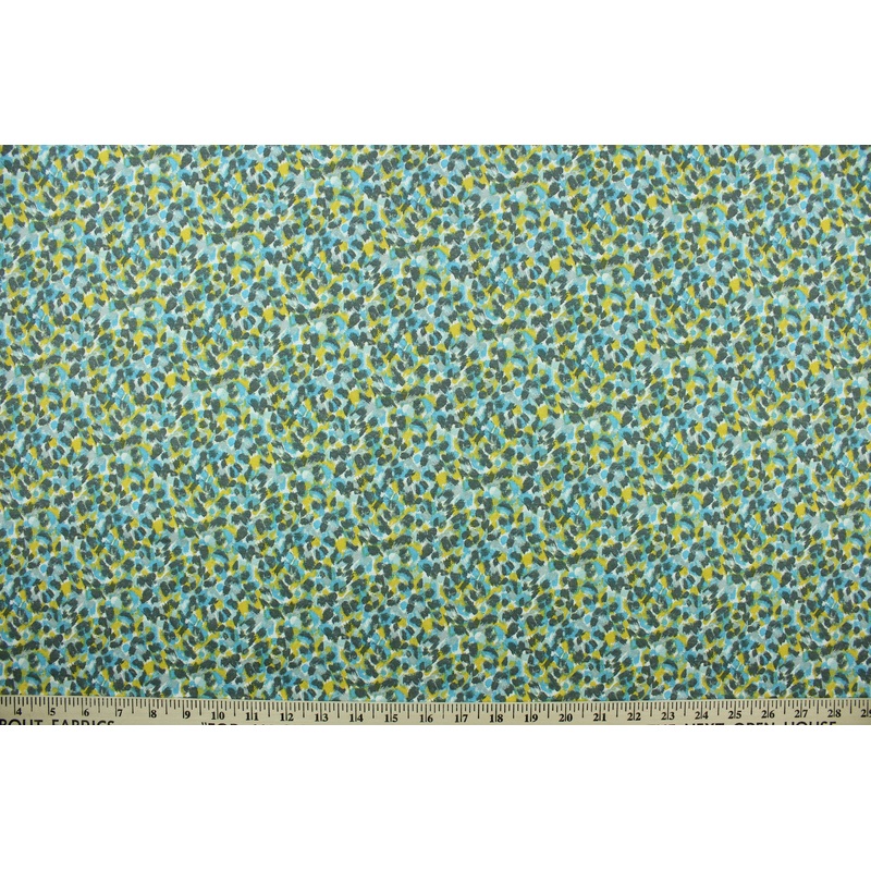 Pansy Petals Home Decor Fabric in Gold