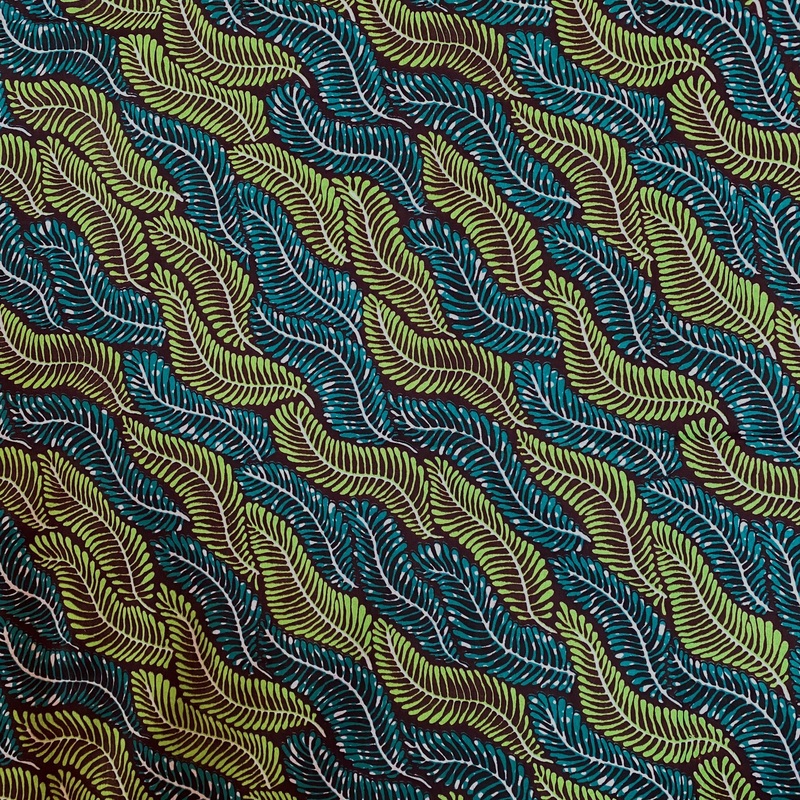 Waving Leaf Print