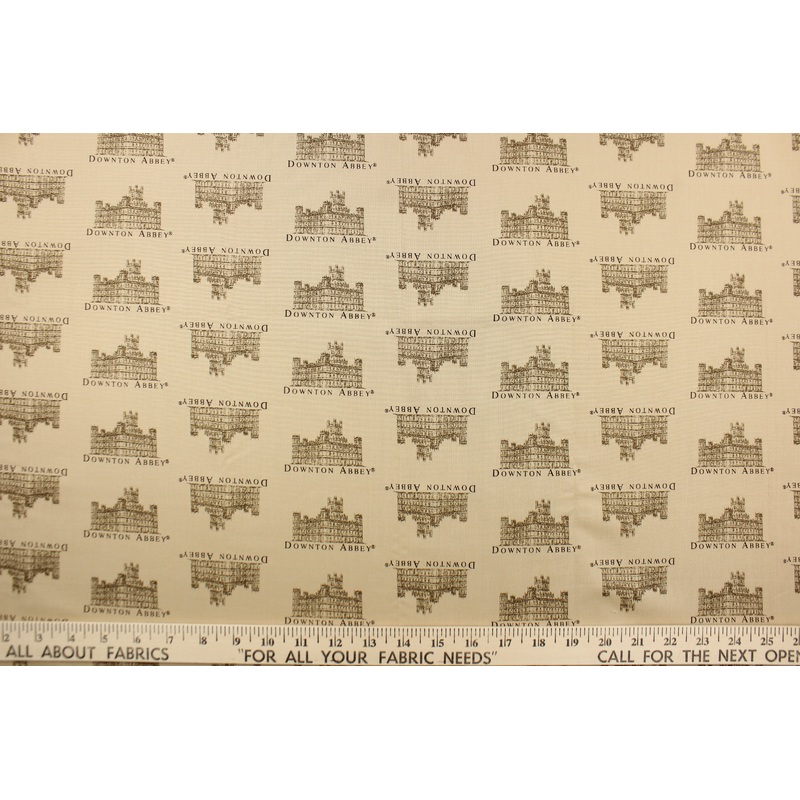 Andover Fabrics Downton Abbey in Toasted Vanilla 7618-N
