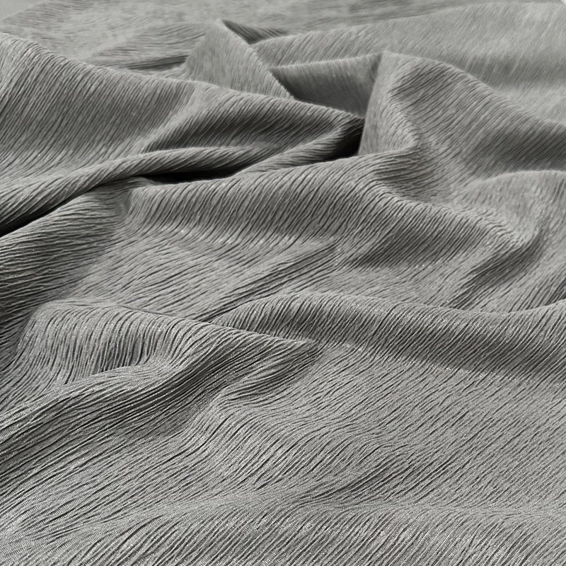 Bella Crepe Wholesale Fabric in Grey