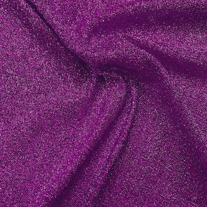 Confetti Metallic Wholesale Fabric in Fuchsia