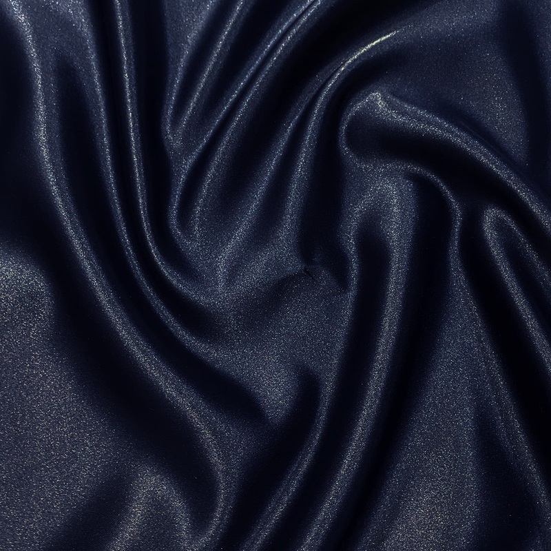 Lamour (Dull) Satin Wholesale Fabric in Navy 1245