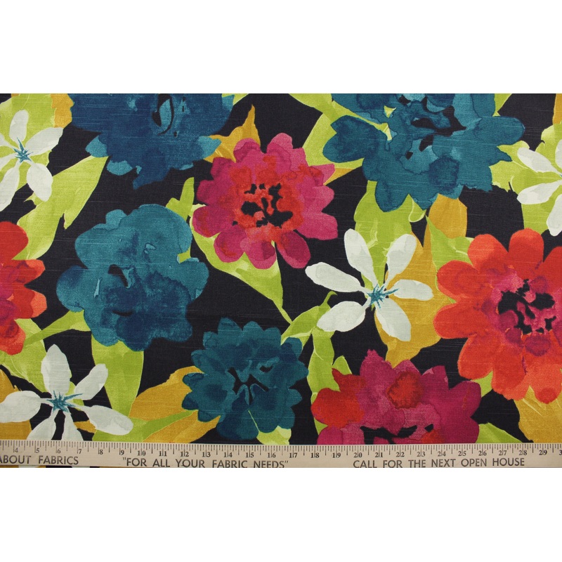 Robert Allen Lush Floral in Berry